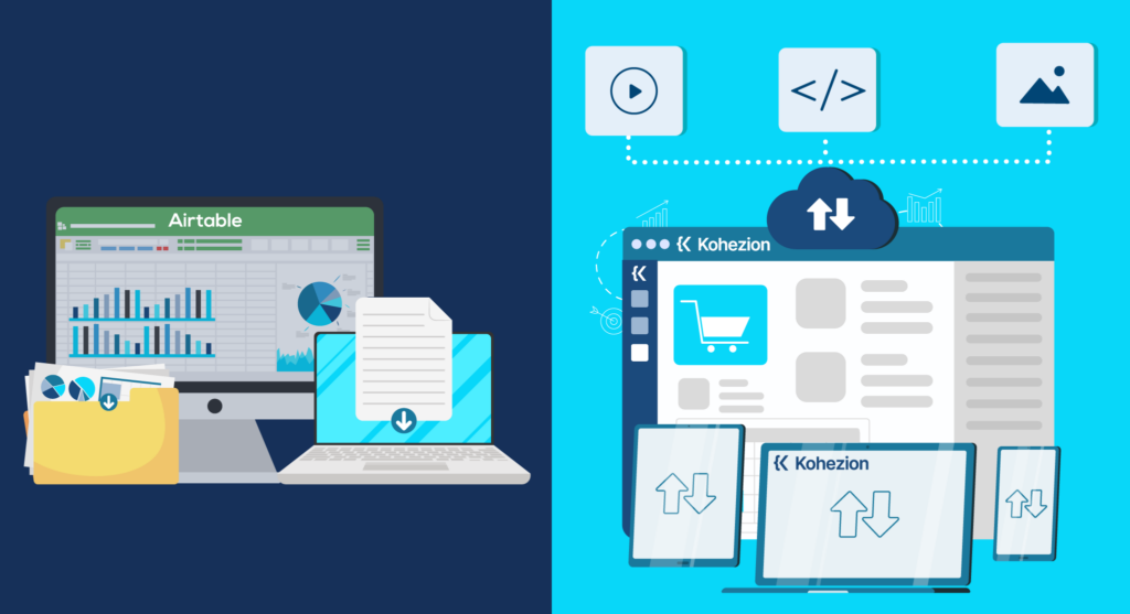 What is the difference between airtable and Kohezion and which one is a better fit for your business?