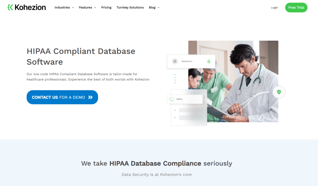image cta build your hipaa compliant database software with kohezion