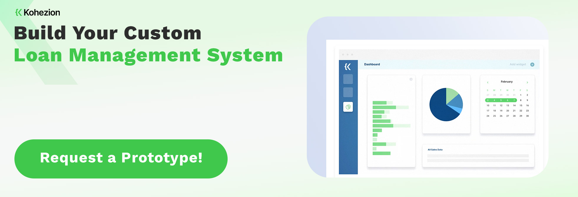 cta banner Build Your Custom Loan Management System with kohezion