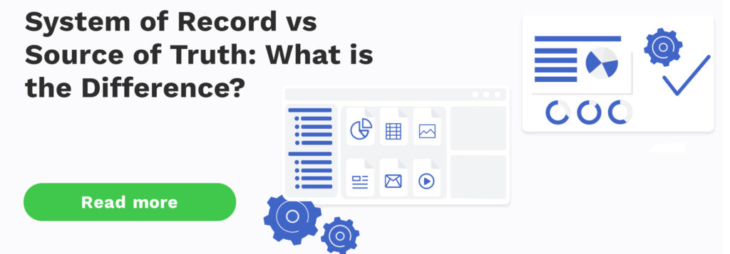 System of Record vs Source of Truth