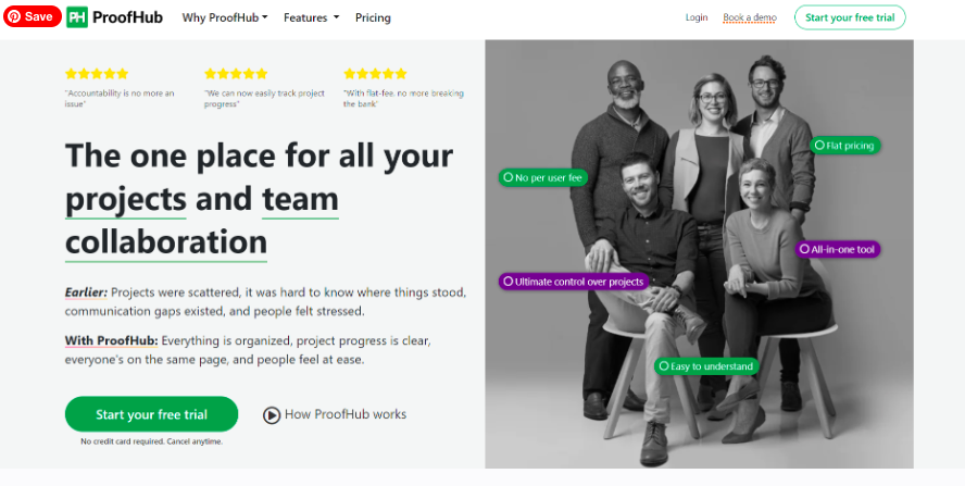 proofhub project management and team collaboration software