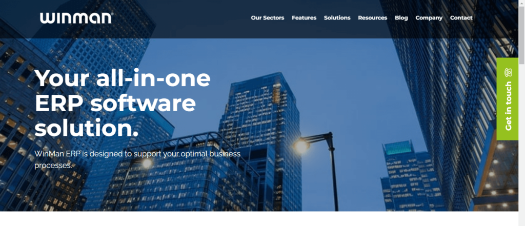 winman all-in-one erp software solution for optimal business processes