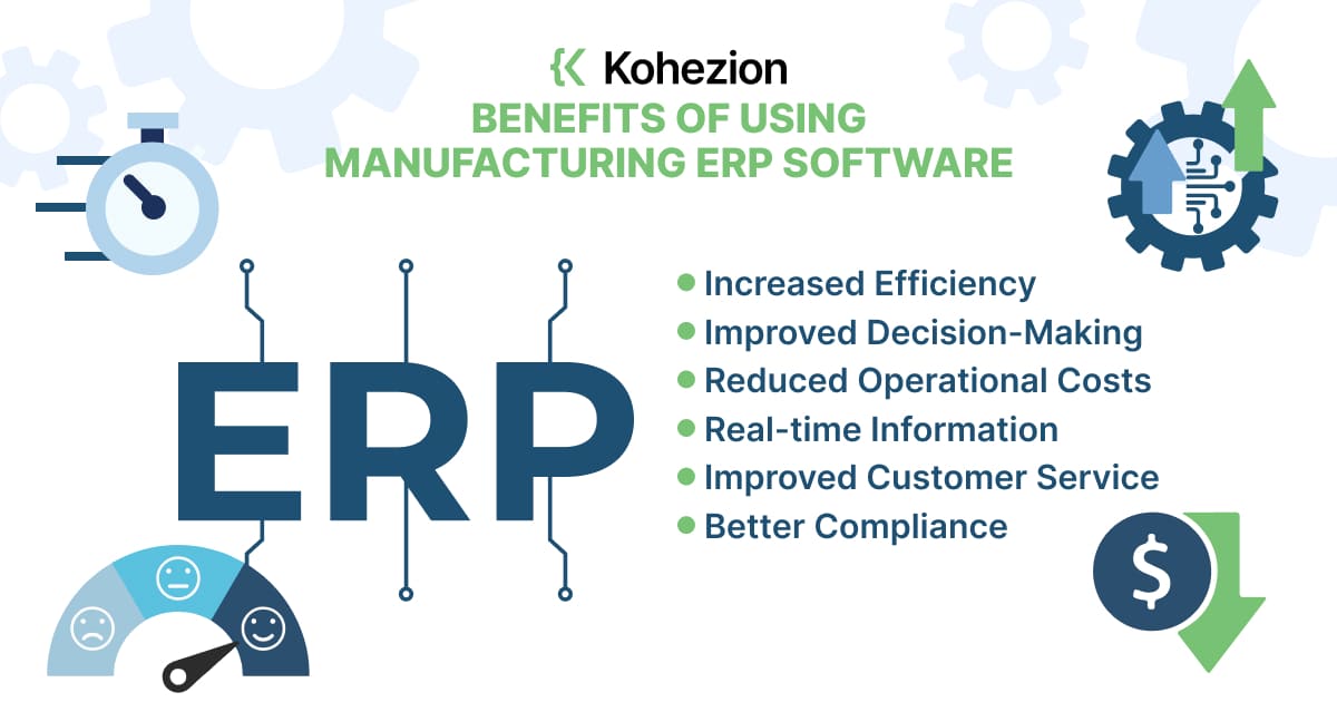 Benefits of Using Manufacturing ERP Software