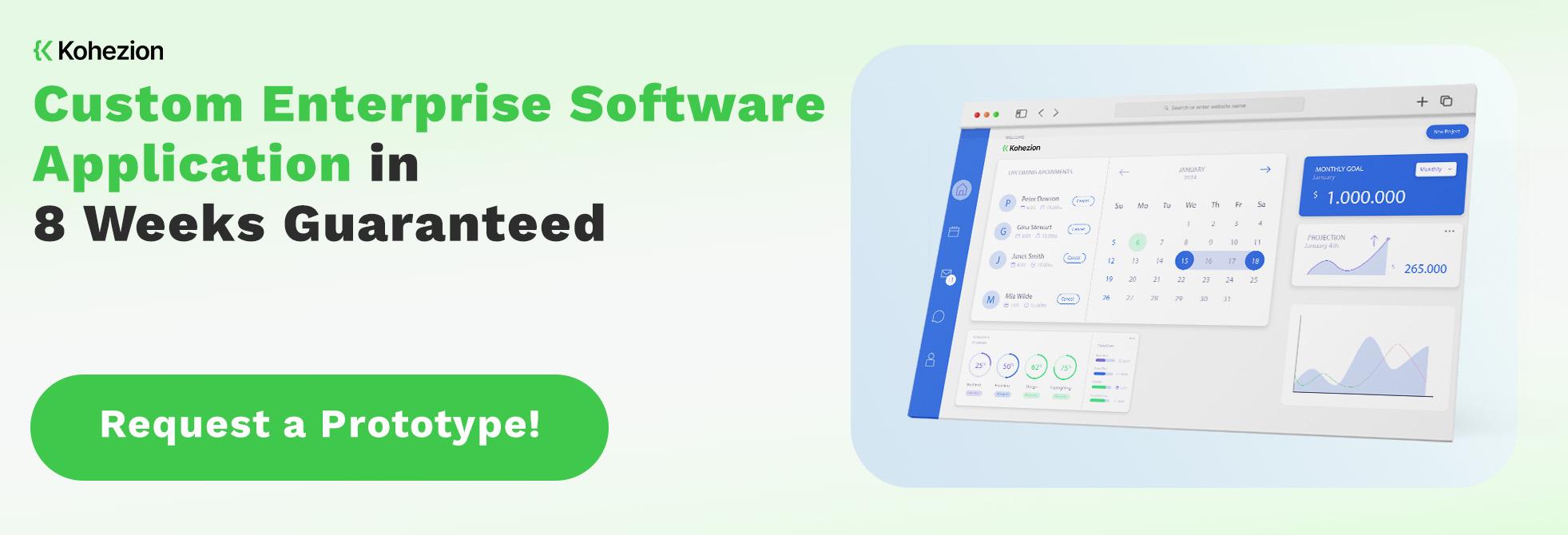 cta banner request a prototype for Custom Enterprise Software Application