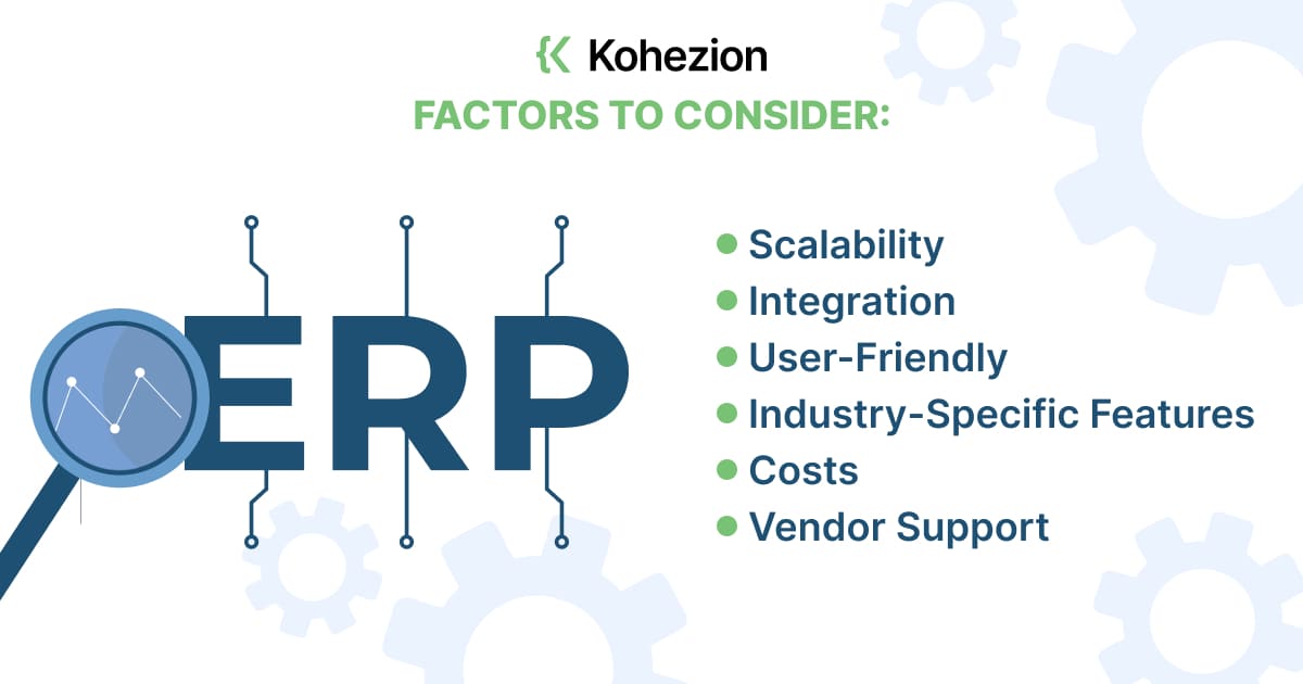 Factors to Consider When Choosing a Manufacturing ERP System