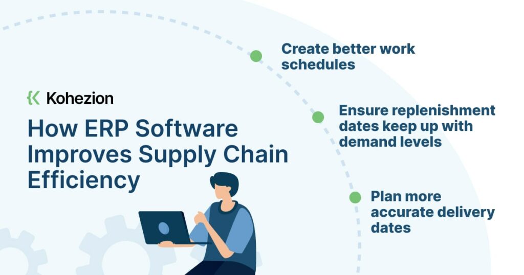 3 ways of how erp software improves supply chain efficiency