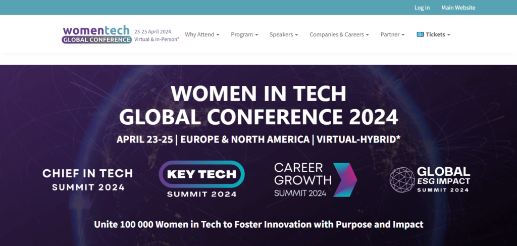 women in tech global conference 2024