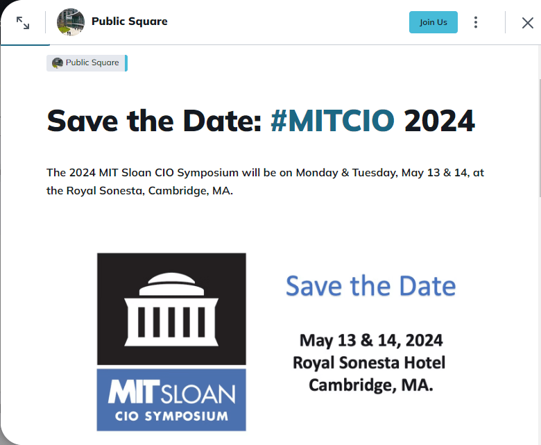 mit sloan cio symposium 2024